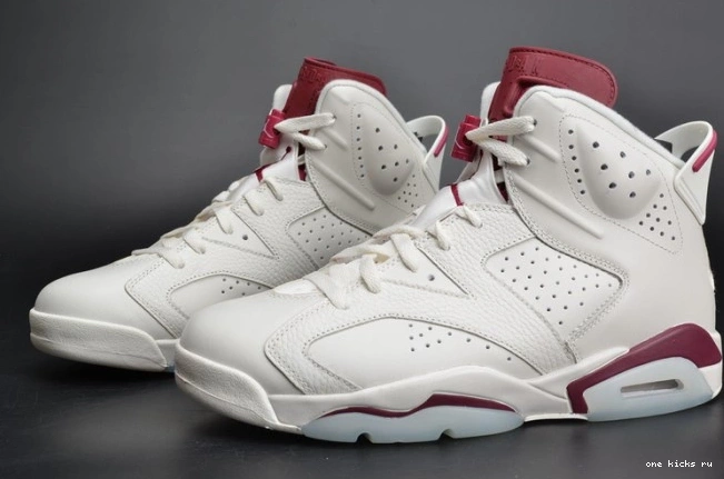 Rep Onekick Jordan Retro Maroon white 384664-116 6 Air 0813